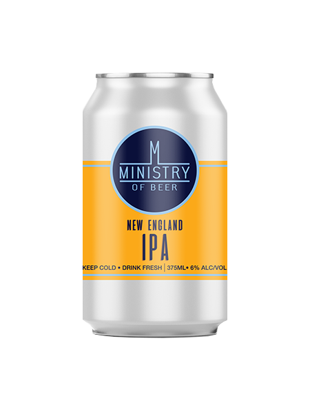 Shop Link to buy Ministry of Beer can 375ml - New England IPA